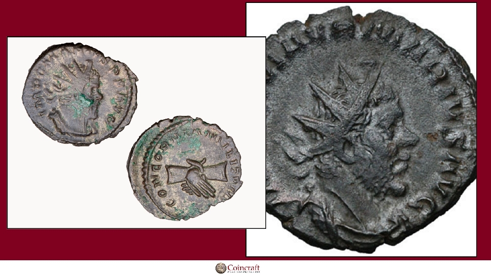 Roman Coin featuring Marius - Coincraft